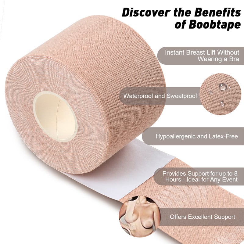 CS-25BT001F-2 Breast Lift Boob Tape (2-Roll 2 pair)