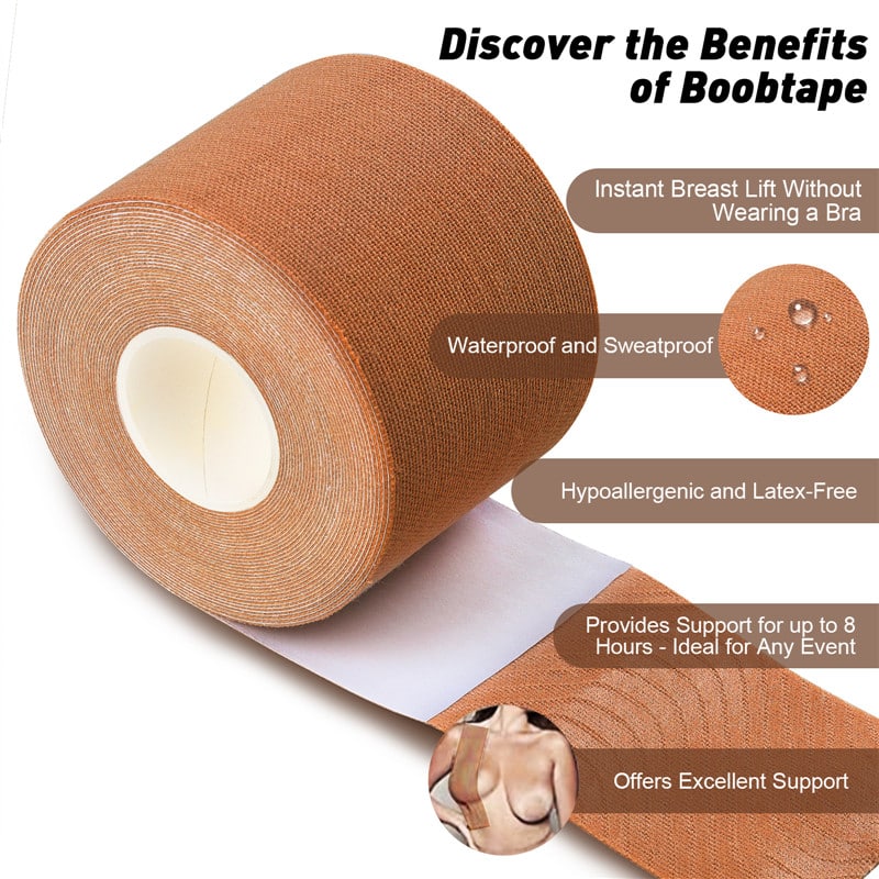 CS-25BT001K-2 Breast Lift Boob Tape (2-Roll 2 pair)