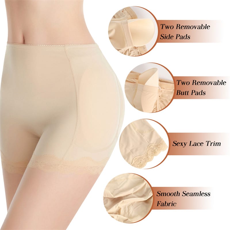 Padded Butt Lifter Panties Black