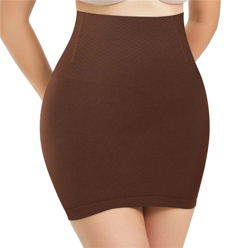 Shapewear Half Slip Dress Brown