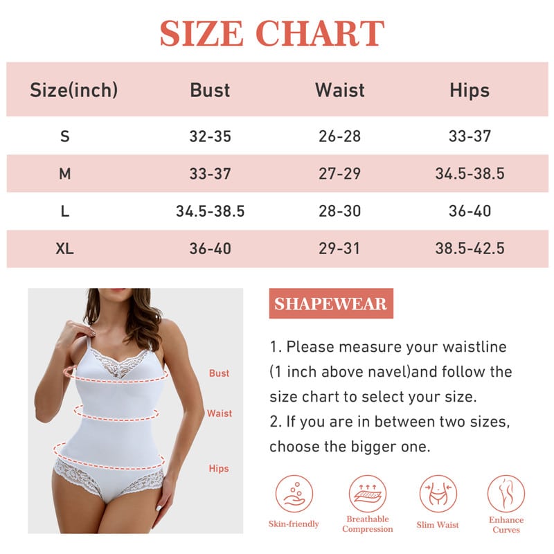 V Neck Lace Shapewear Bodysuit White