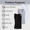 Transgender FTM Chest Binder Tank Grey