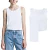 Transgender FTM Chest Binder Tank White