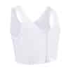Zipper FTM Chest Binder White