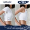 Zipper FTM Chest Binder White