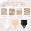 Mid Waisted Thong Shapewear Beige