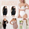 Mid Waisted Thong Shapewear White